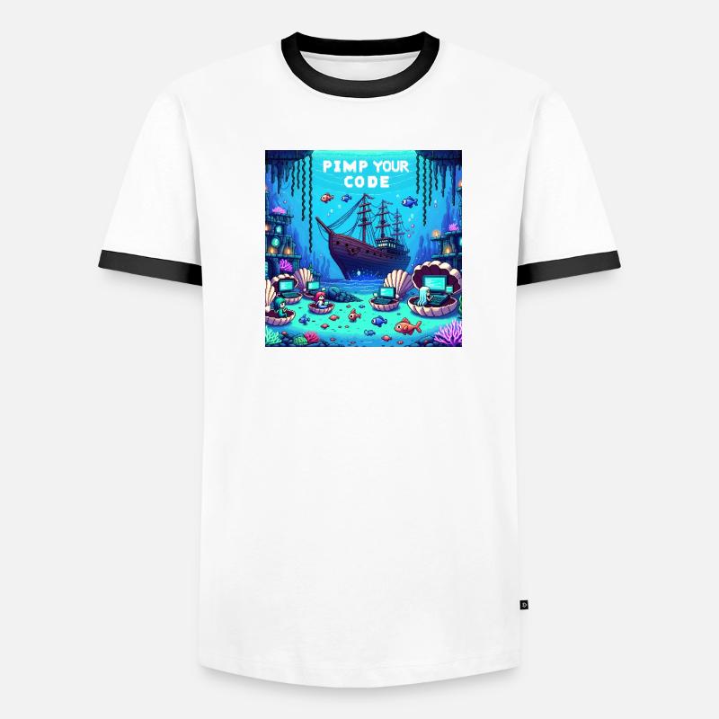 PimpYourCode sous-marin T-shirt contrasté Homme