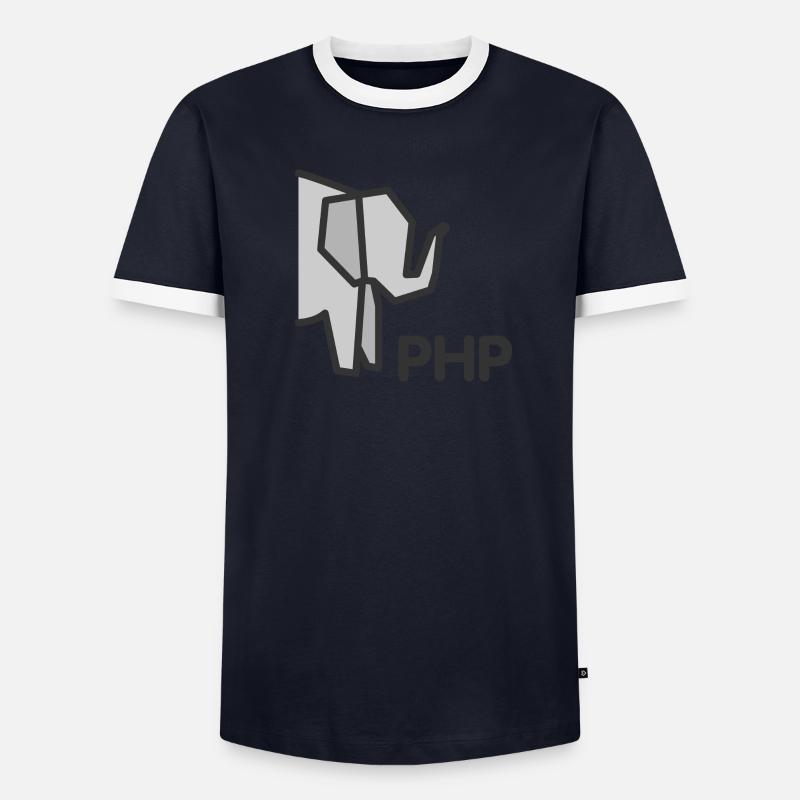 PHP Elephant T-shirt contrasté Homme