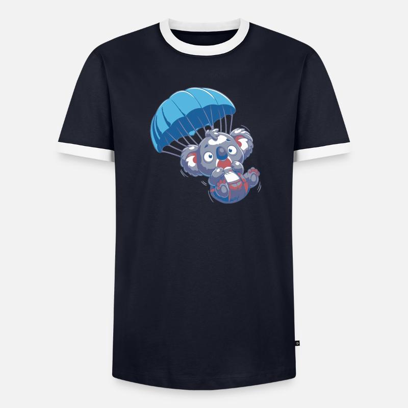 Scared Koala Men's Ringer Shirt