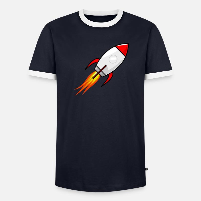 Rocket Red T-shirt contrasté Homme