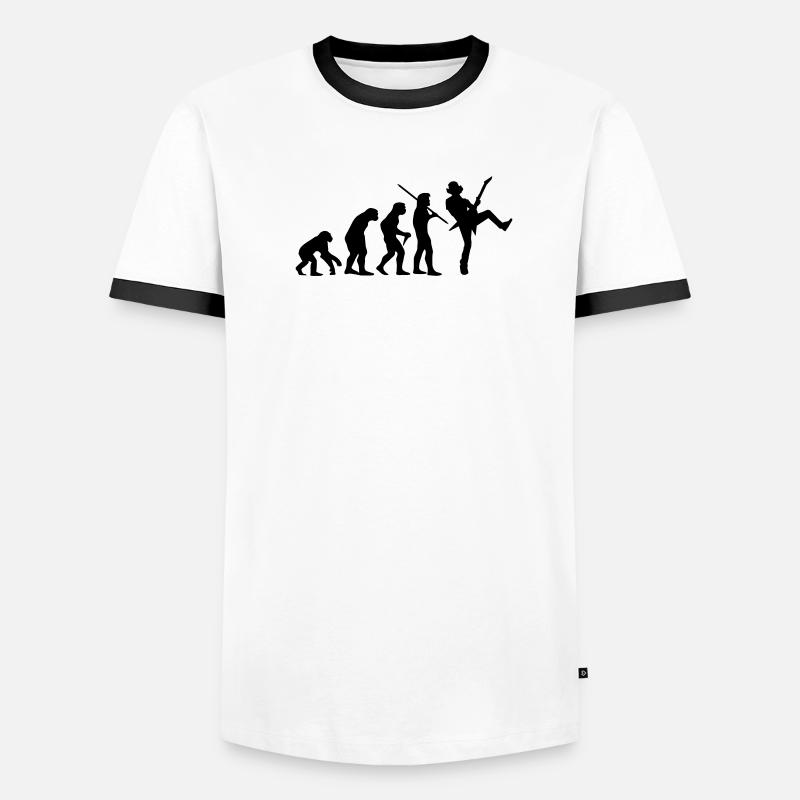 Evolution Cowboy Rocker Men's Ringer Shirt