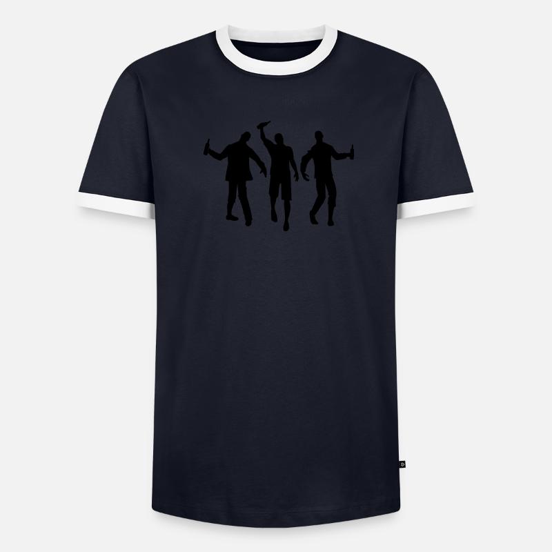 Drunk Zombies T-shirt contrasté Homme