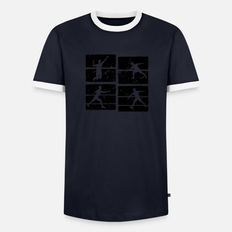 Badminton Set Men's Ringer Shirt
