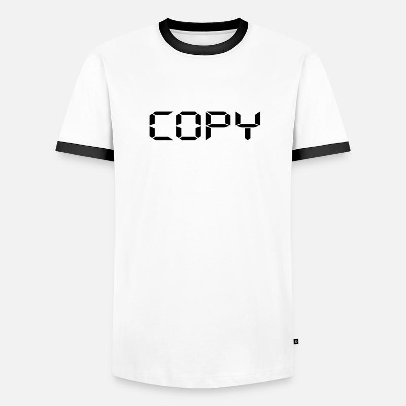 Copy - Copy and Paste Männer Kontrast-T-Shirt