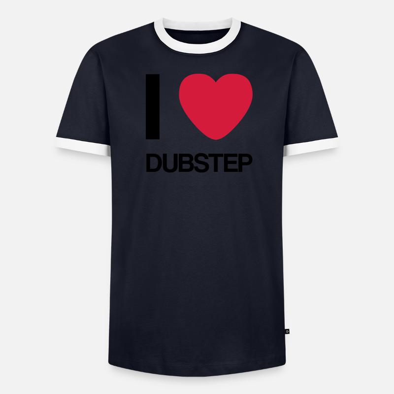 J'AIME idée cadeau Dubstep- T-shirt contrasté Homme