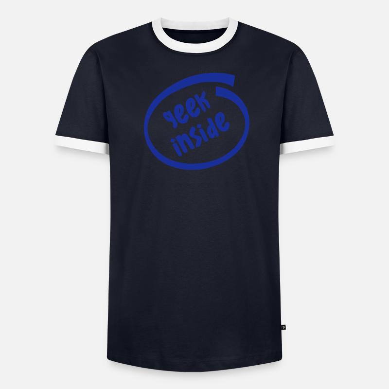 geek inside Männer Kontrast-T-Shirt