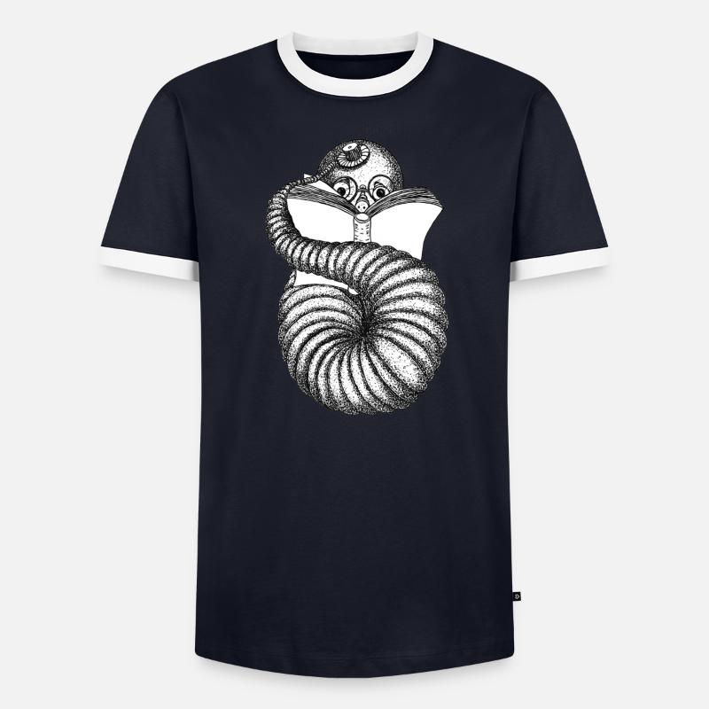 Rat de bibliothèque T-shirt contrasté Homme