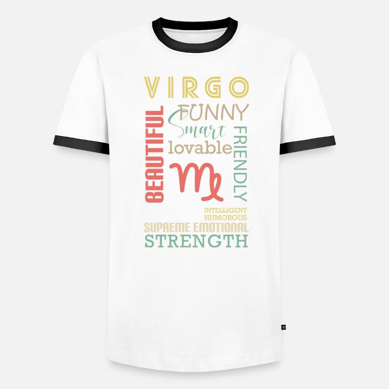 Horoscope Élément Planète T-shirt contrasté Homme