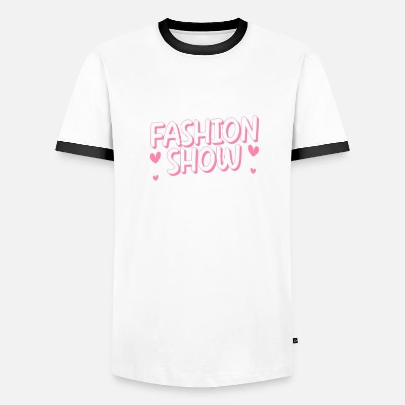 Mode Mode Mode Défilé de mode Queen T-shirt contrasté Homme