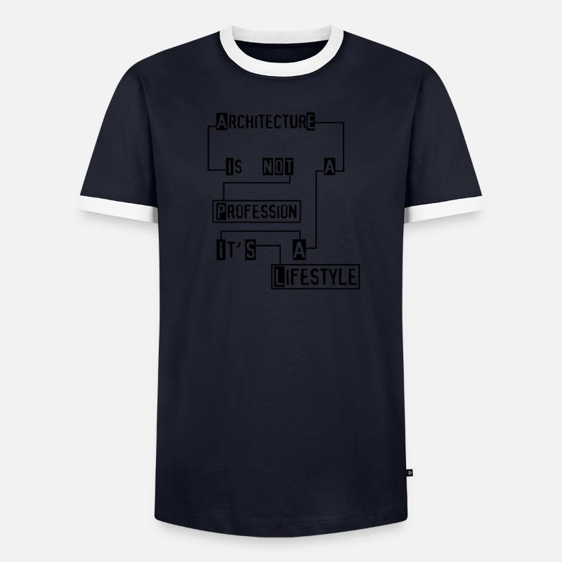 architecte T-shirt contrasté Homme