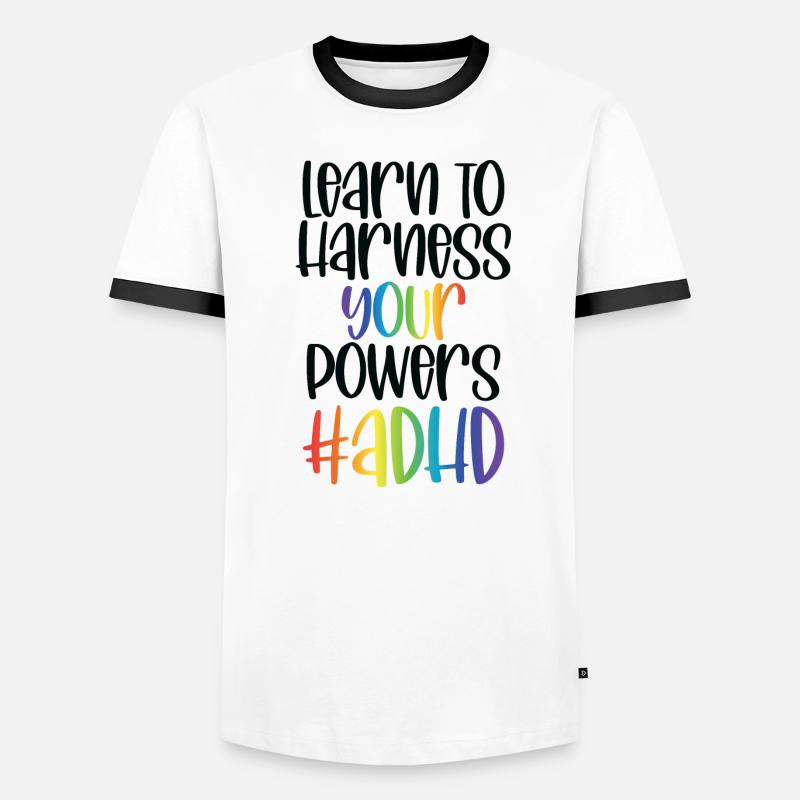 ADHS Männer Kontrast-T-Shirt