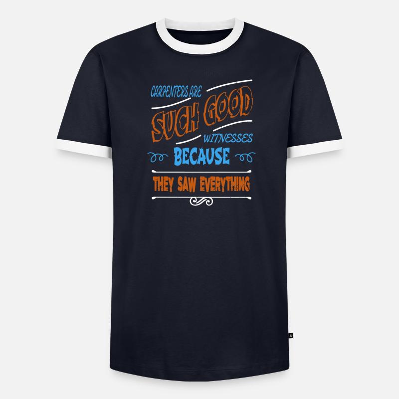 charpentier cite la déclaration de tshirts T-shirt contrasté Homme