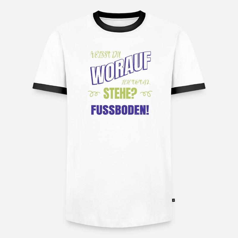 geschenkidee geburtstag plattenleger Männer Kontrast-T-Shirt