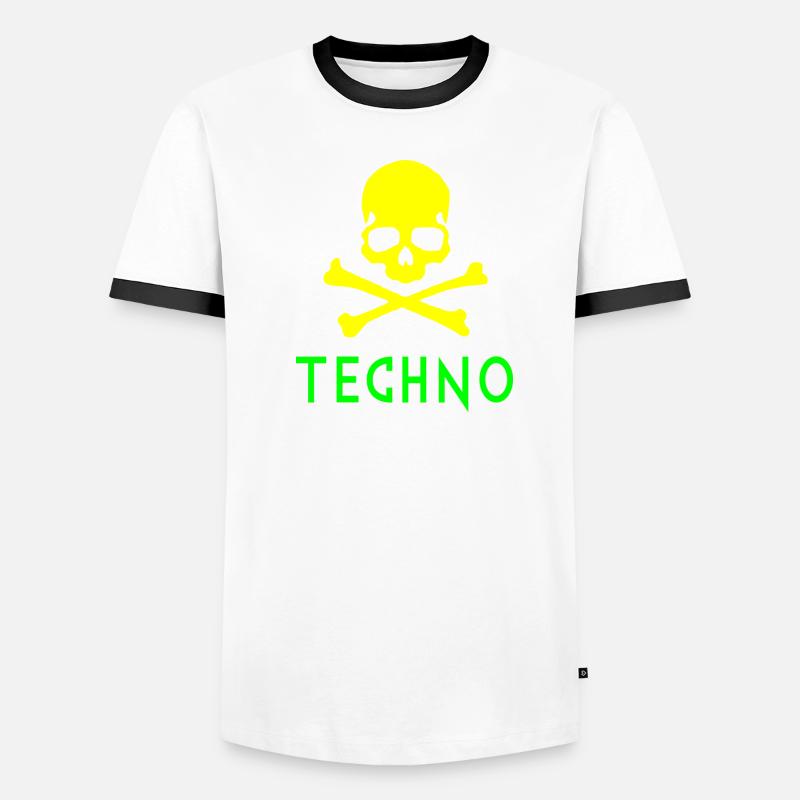 Os techno T-shirt contrasté Homme