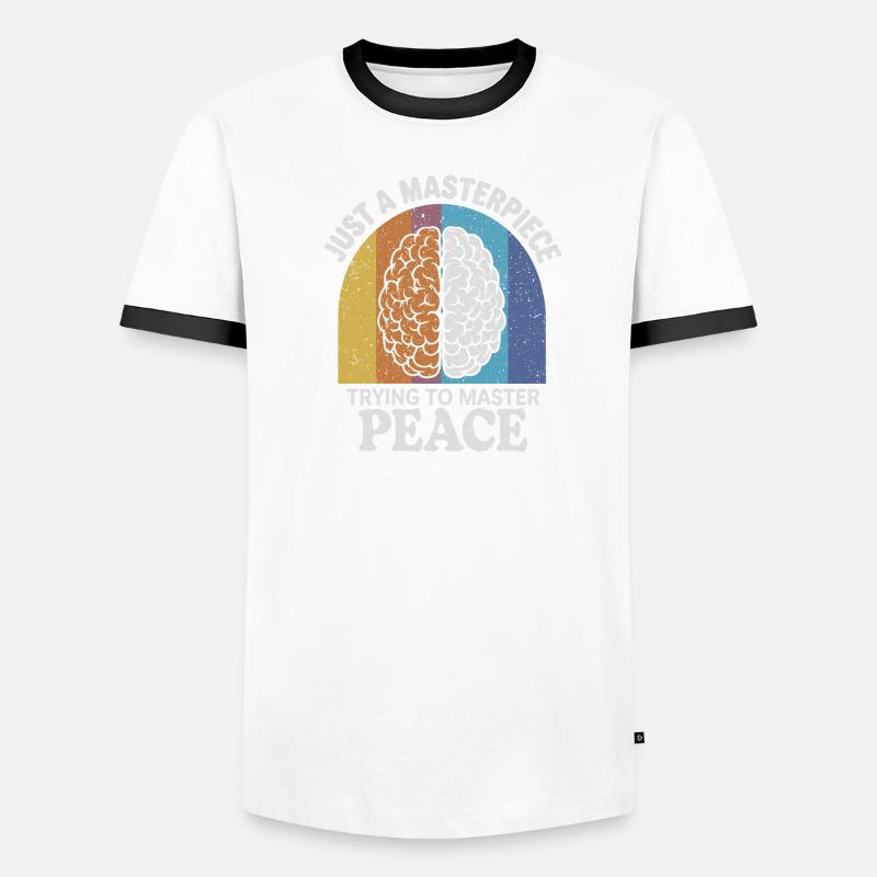 Chef-d’œuvre de paix intérieure T-shirt contrasté Homme