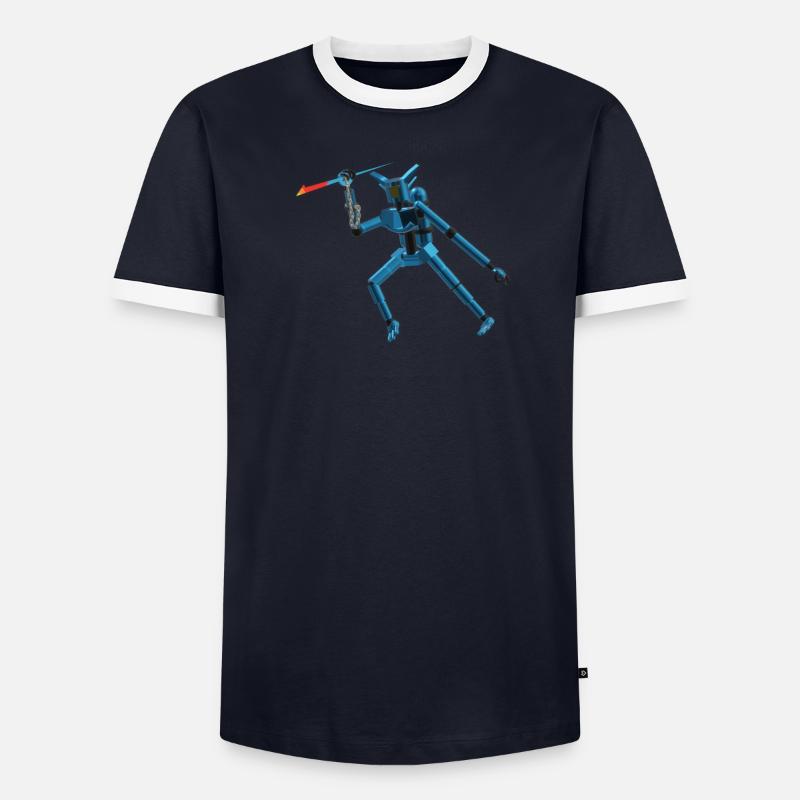 Robot paisible T-shirt contrasté Homme