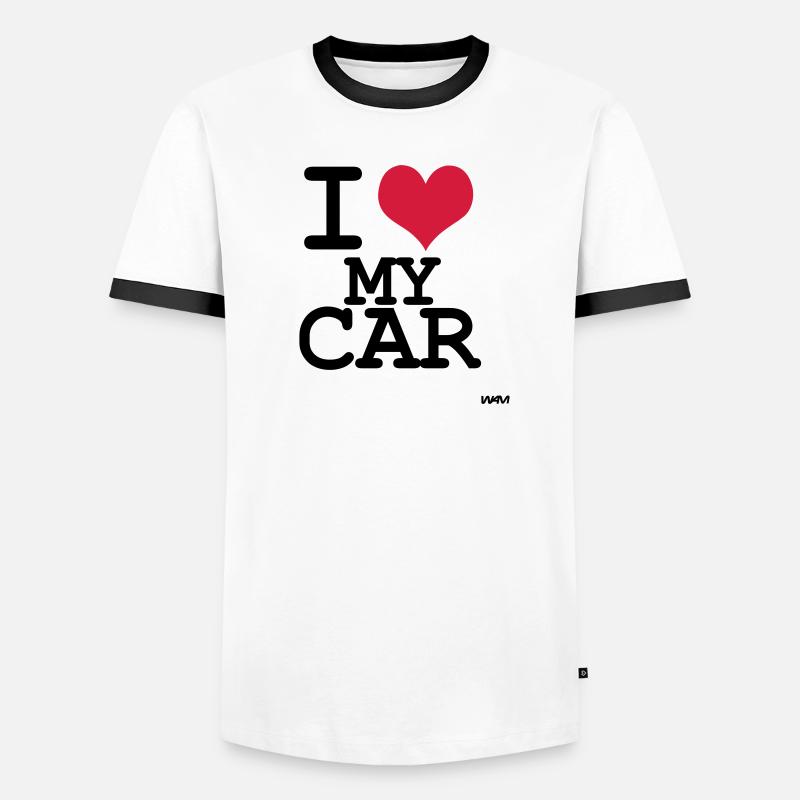 car Männer Kontrast-T-Shirt
