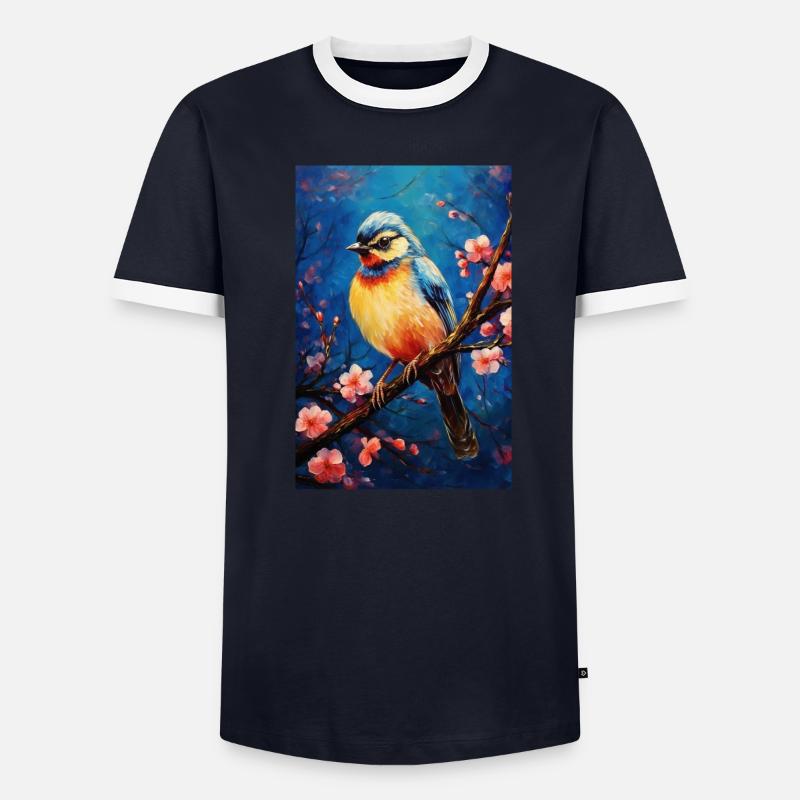 Moineau T-shirt contrasté Homme