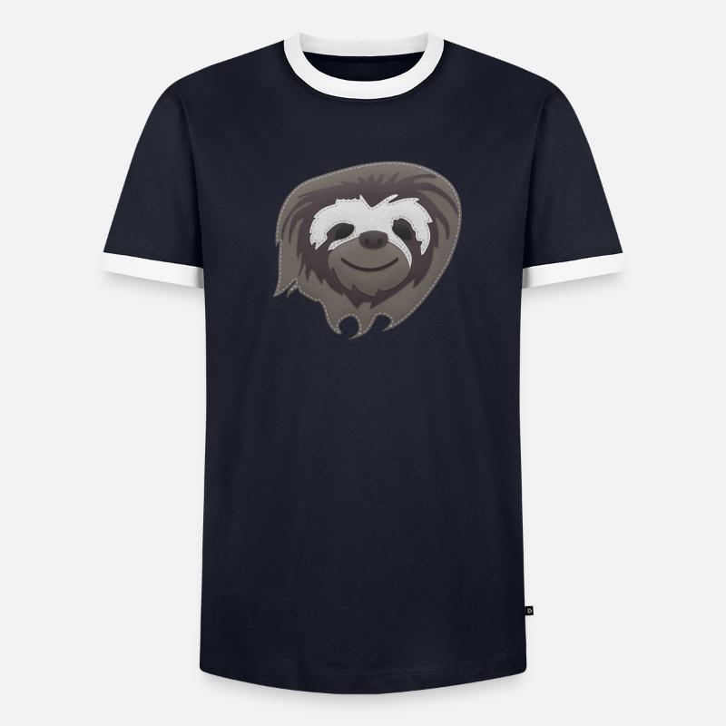 Sloth patch Men's Ringer Shirt