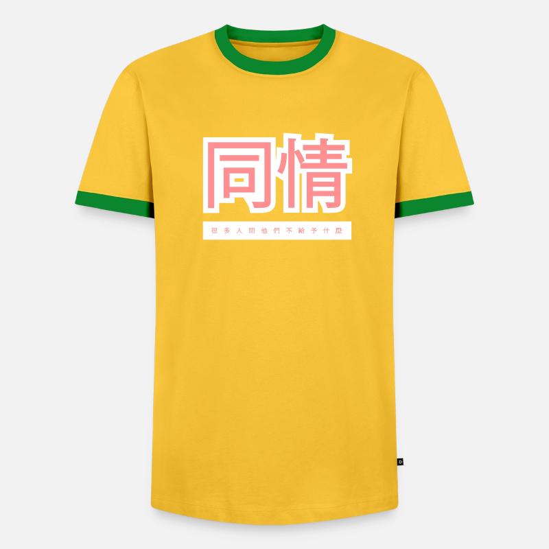 Compasión - Männer Kontrast-T-Shirt -