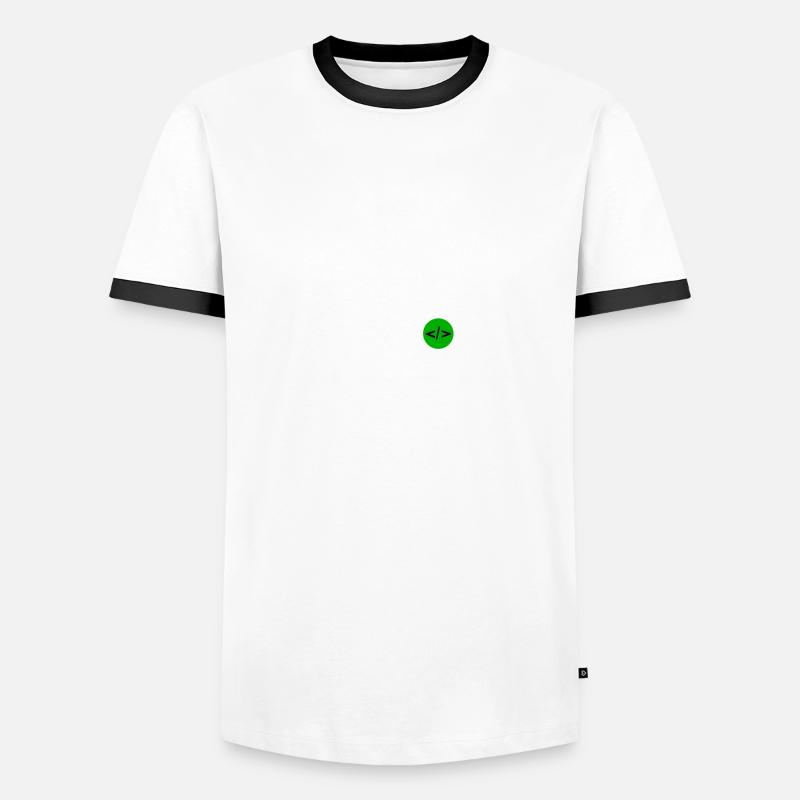 Programmierer Programmierung Informatik Computer Männer Kontrast-T-Shirt