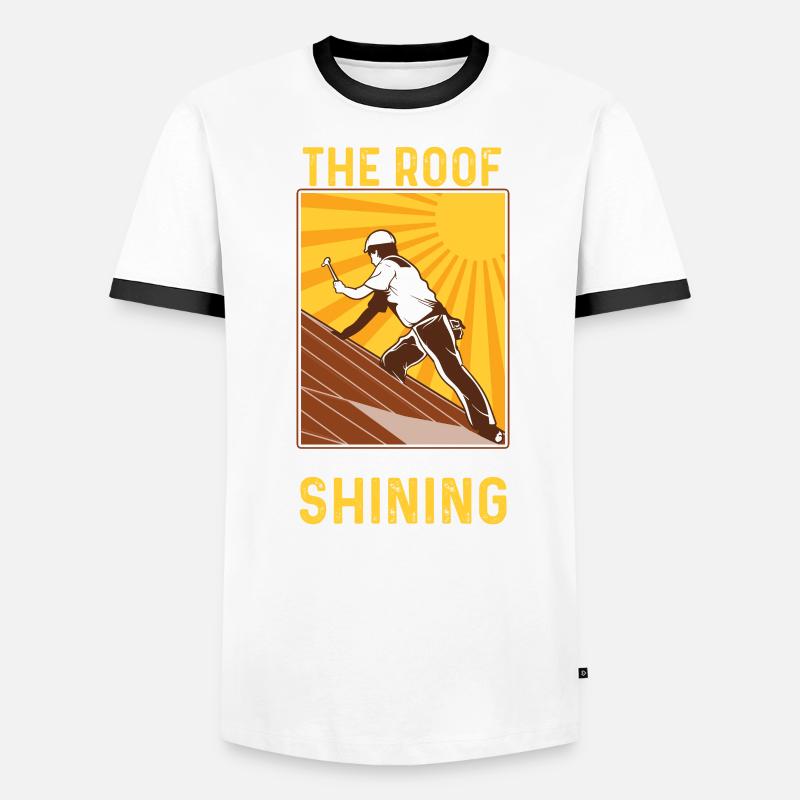 Dachdecker Dachdeckermeister DachdeckerDecker Geschenk Geschenk T-shirt contrasté Homme