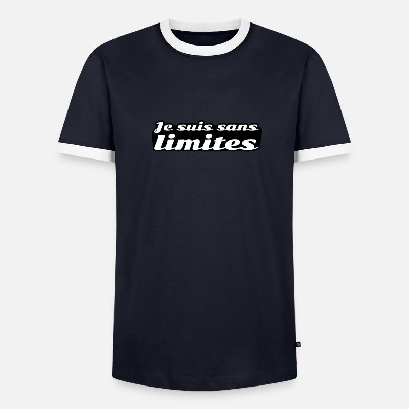 Sans limites T-shirt contrasté Homme