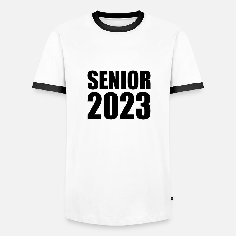 Senior 2023 Männer Kontrast-T-Shirt