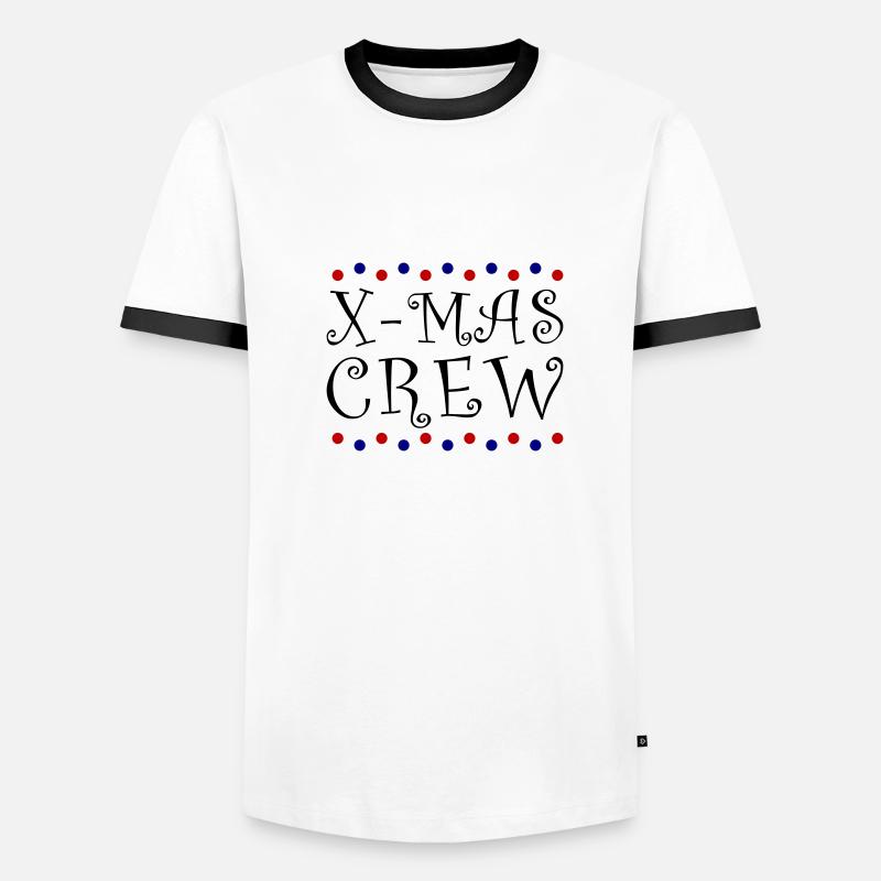L’équipe de Noël de l’équipe X Mas T-shirt contrasté Homme