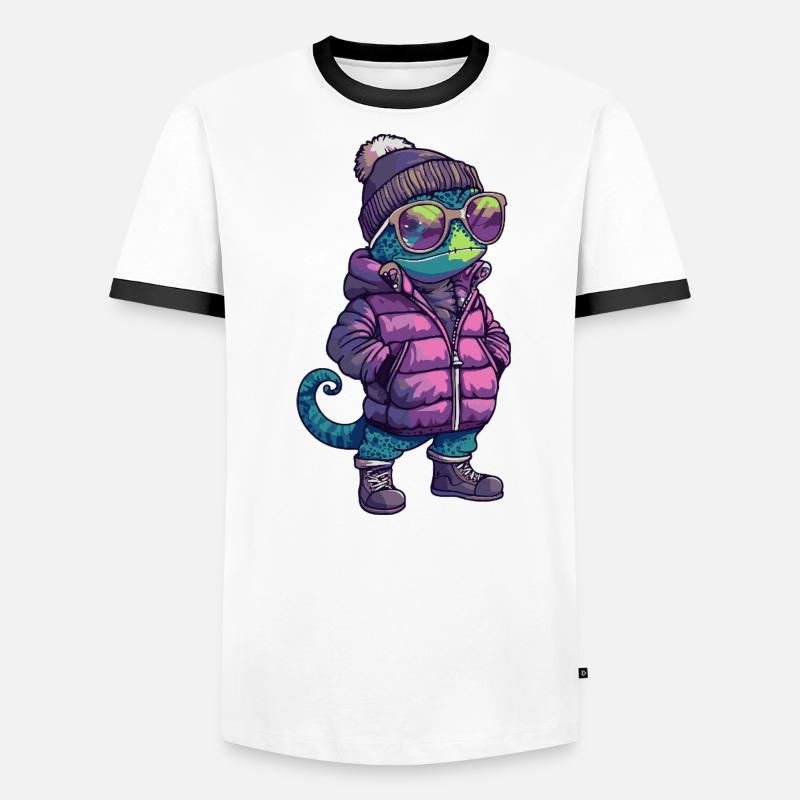 Chameleon Cool Comic Men's Ringer Shirt