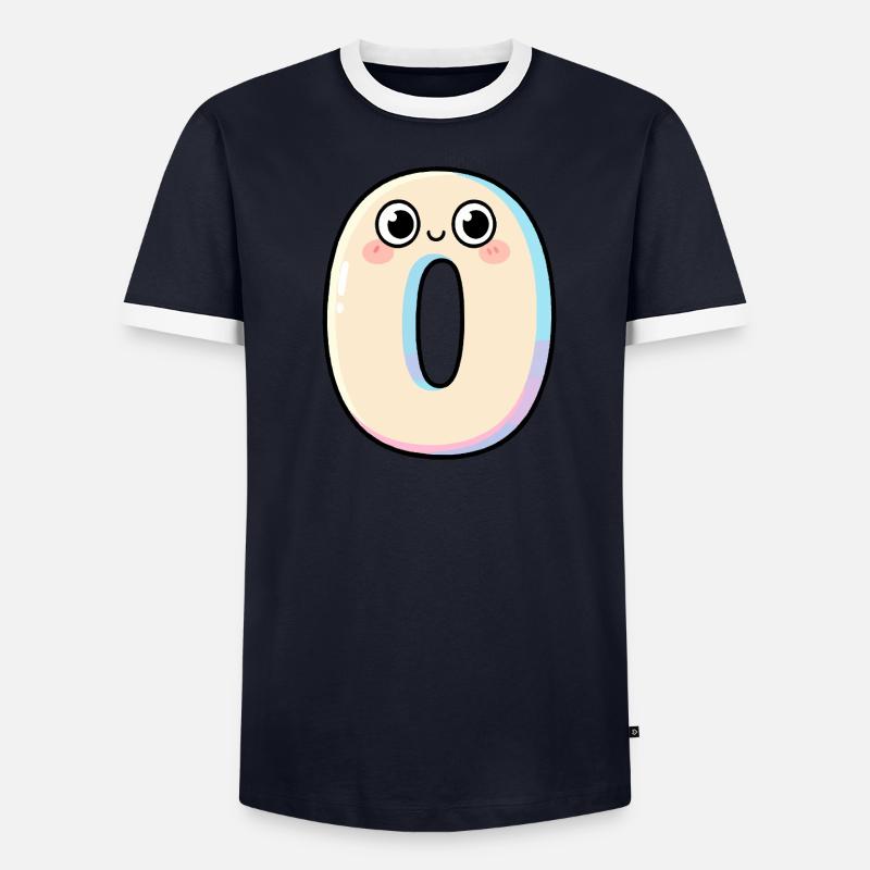 Zero Kawaii Souriant T-shirt contrasté Homme