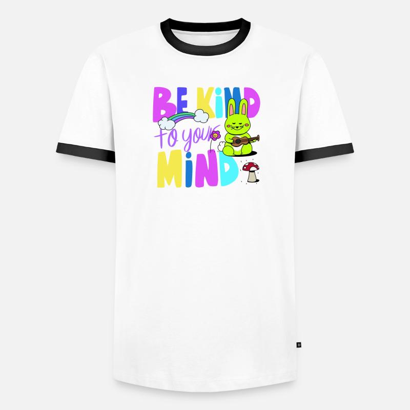 Be kind to your mind cool scripture gift Men's Ringer Shirt
