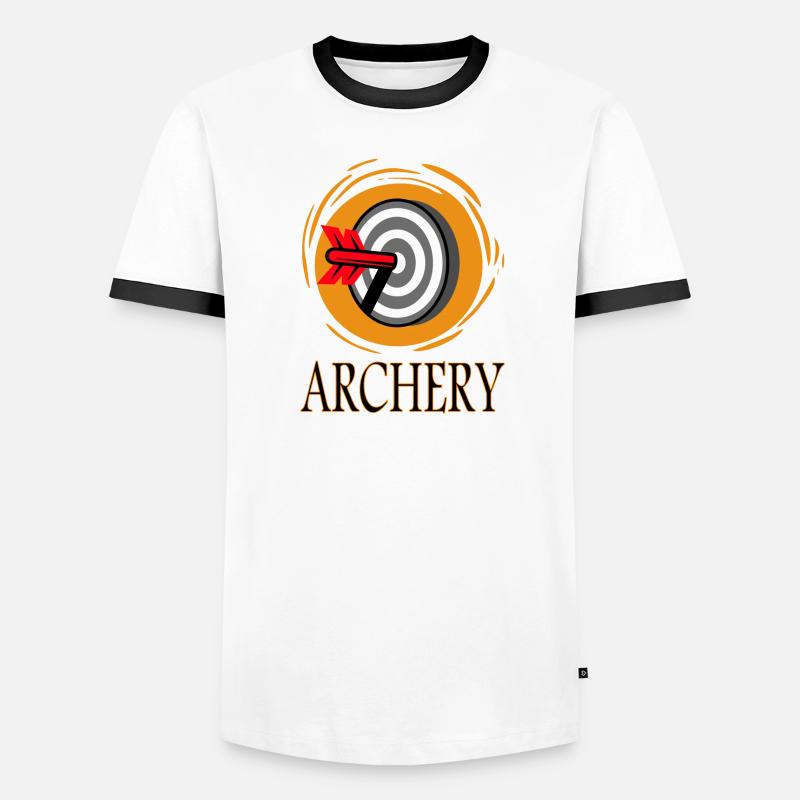 Archery Shooting Crossbow Gift Idea Men's Ringer Shirt