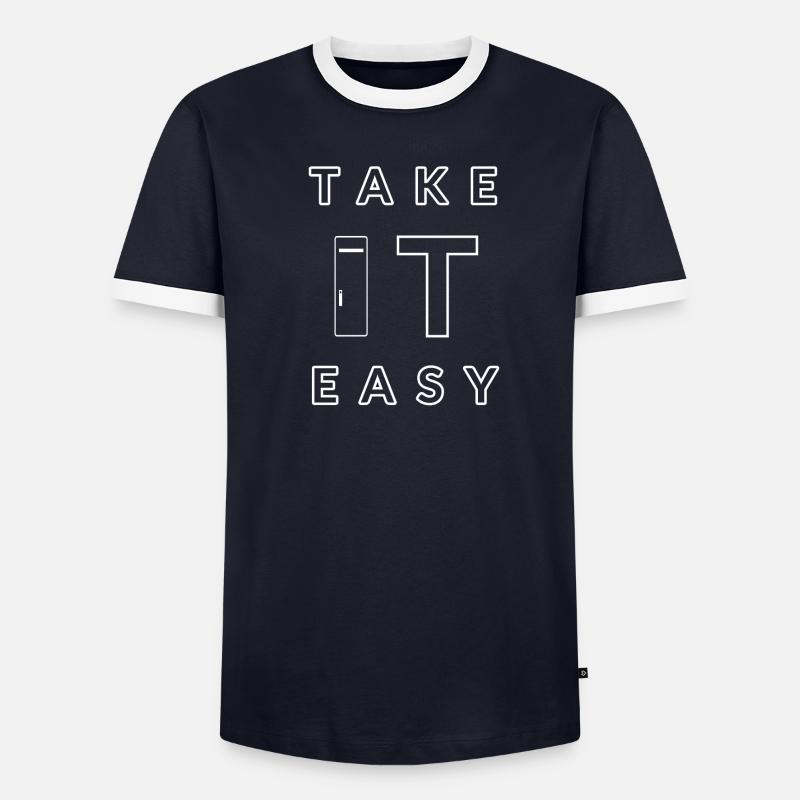 IT T-shirt contrasté Homme