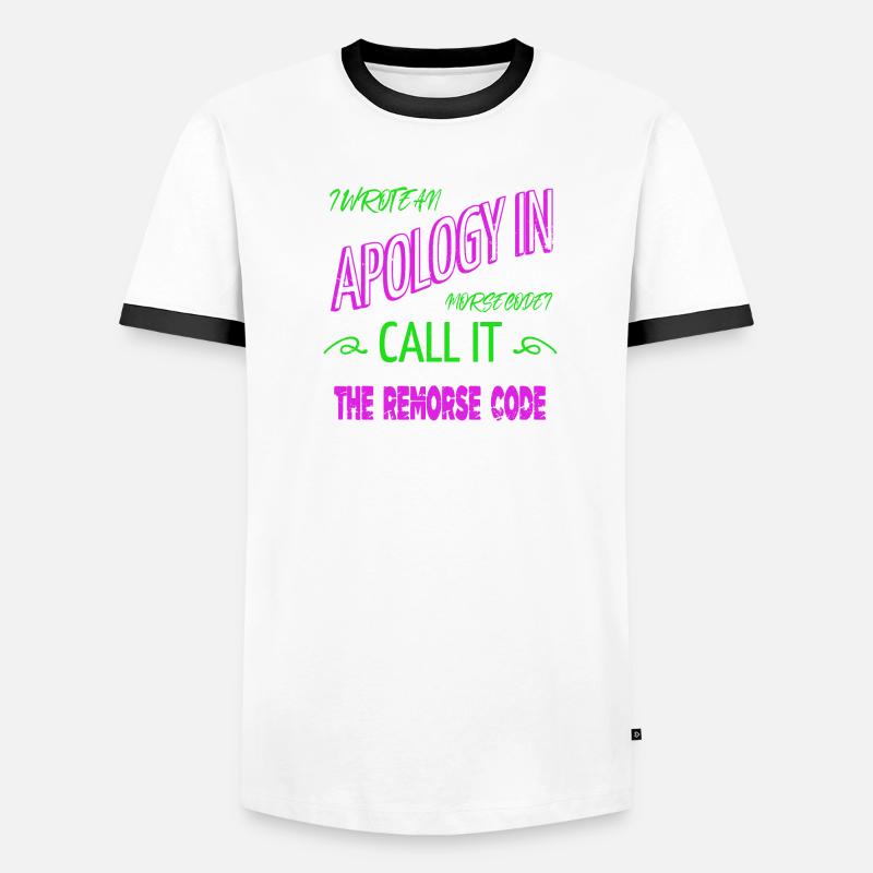 langage informatique de programmation d’étudiants T-shirt contrasté Homme