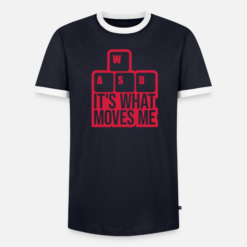 c’est ce qui m’émeut T-shirt contrasté Homme