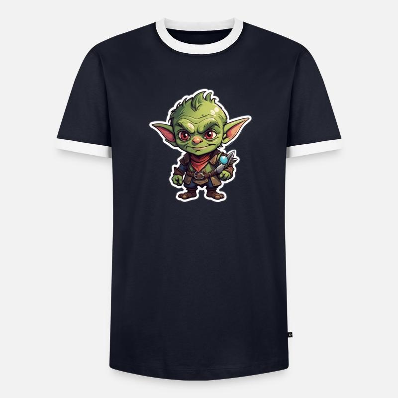 Dungeons Troll Männer Kontrast-T-Shirt