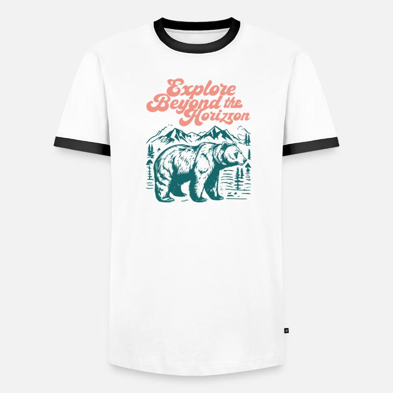 Explore Beyond the Horizon Men's Ringer Shirt