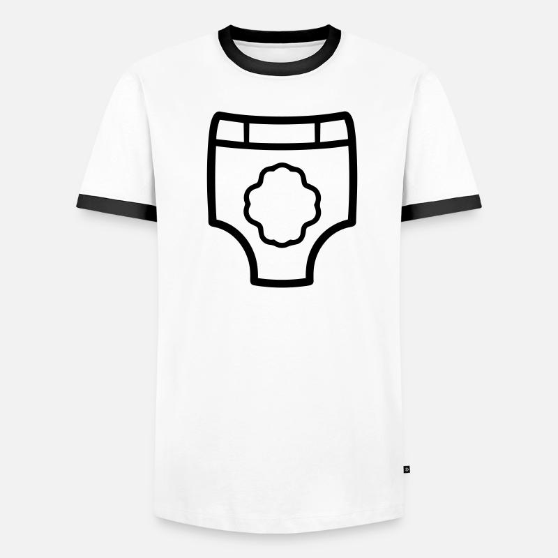 Couche T-shirt contrasté Homme