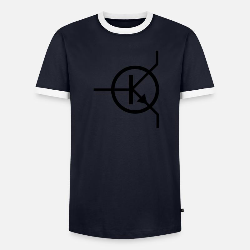 Transistor T-shirt contrasté Homme