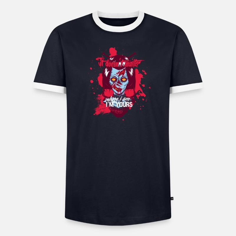 Ich gehöre dir Männer Kontrast-T-Shirt