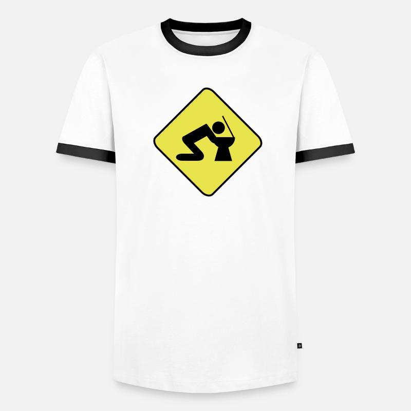 Alkohol Männer Kontrast-T-Shirt