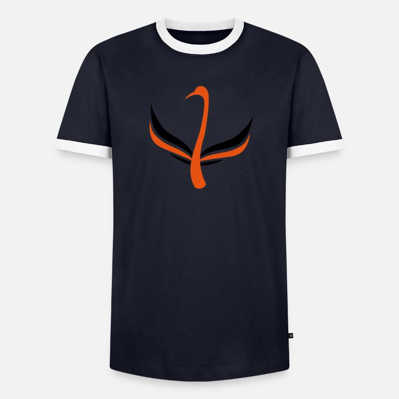 Schwan 2fbg Männer Kontrast-T-Shirt