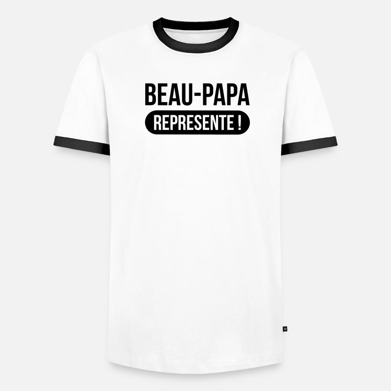 Beau-Père Représente ! T-shirt contrasté Homme
