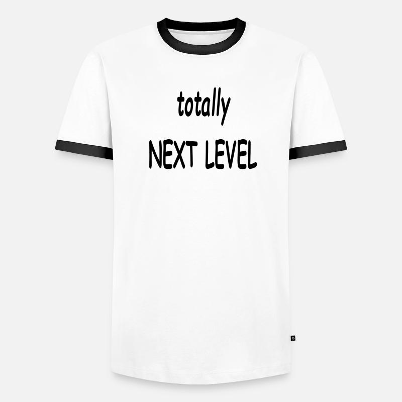 totally next level Männer Kontrast-T-Shirt