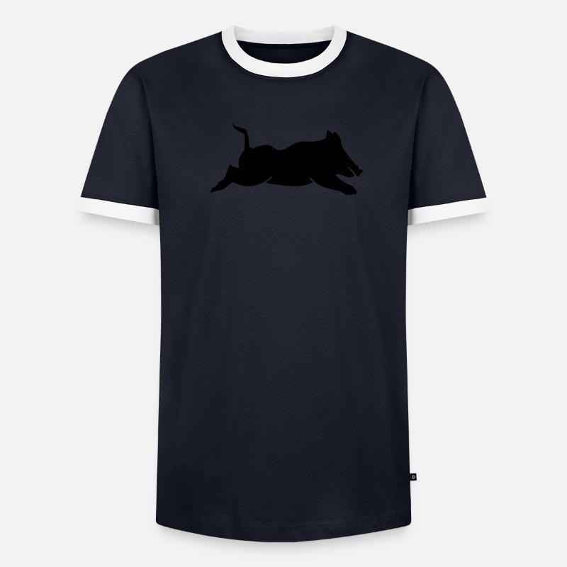 Wild boar Men's Ringer Shirt