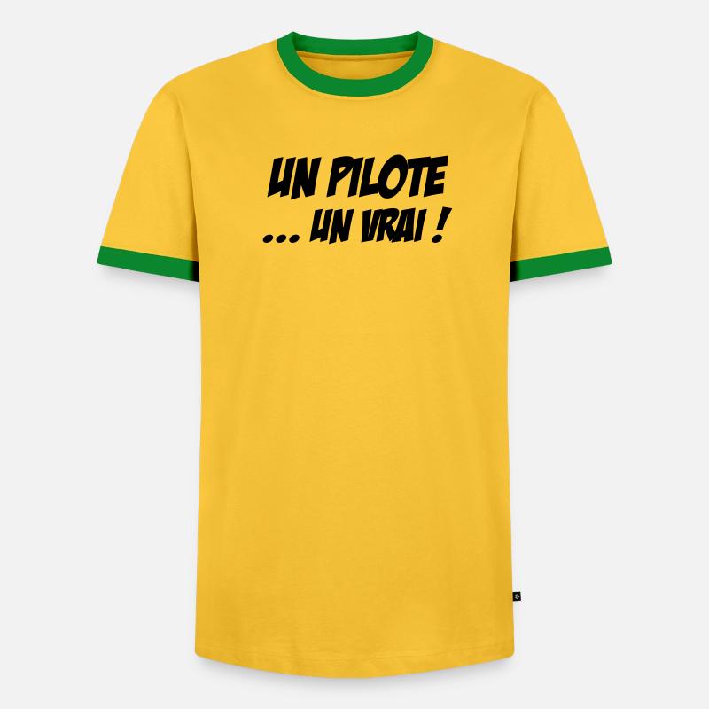 Rennfahrer / Pilot / Auto / Luftfahrt / Luft - Männer Kontrast-T-Shirt - undefined