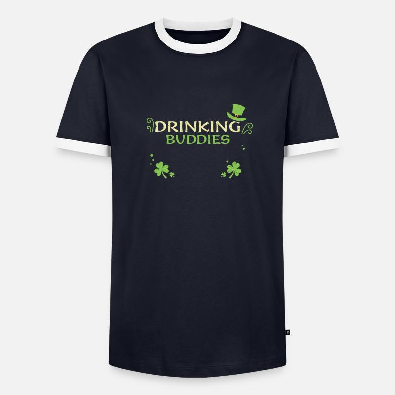 Copains de boisson T-shirt contrasté Homme