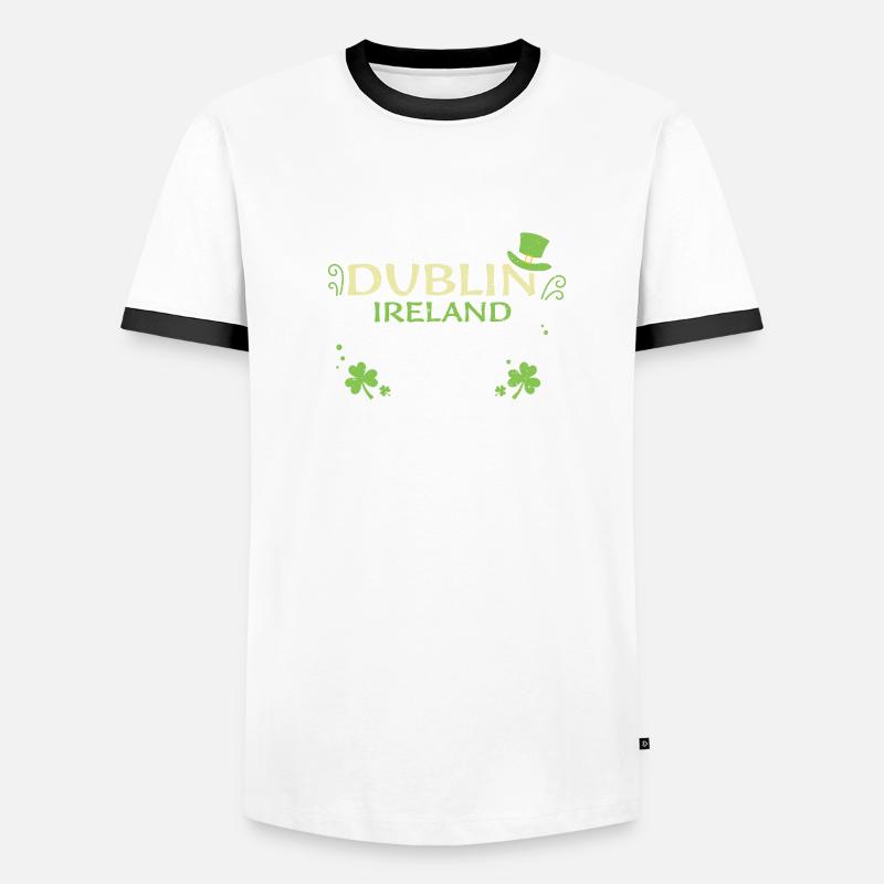 Dublin Irlande - Saint-Patrick T-shirt contrasté Homme