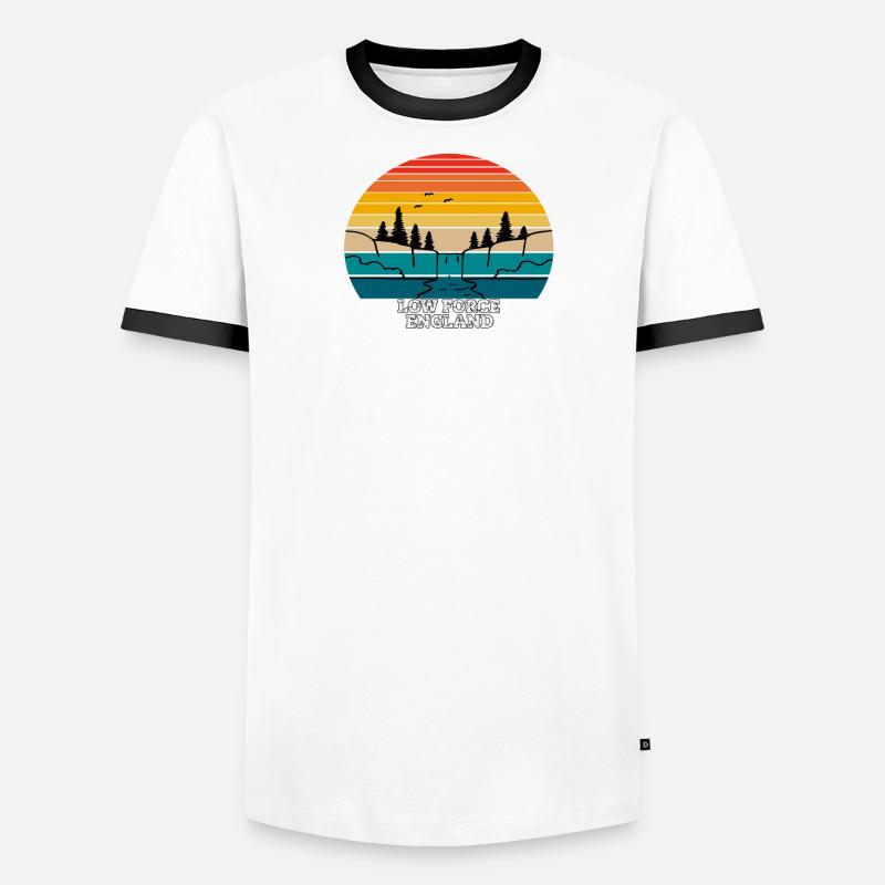 Low Force England Männer Kontrast-T-Shirt